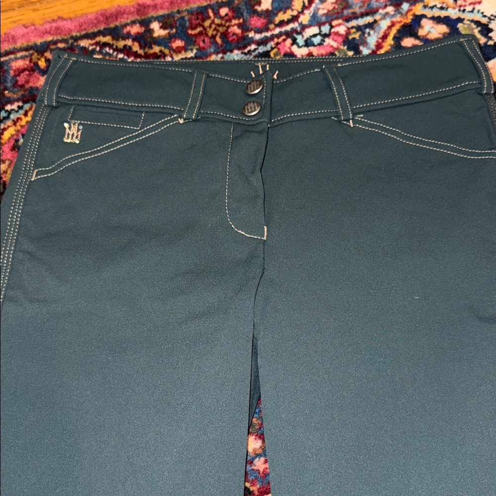 Mastermind Teal Riding Pants - Picture 2 of 7